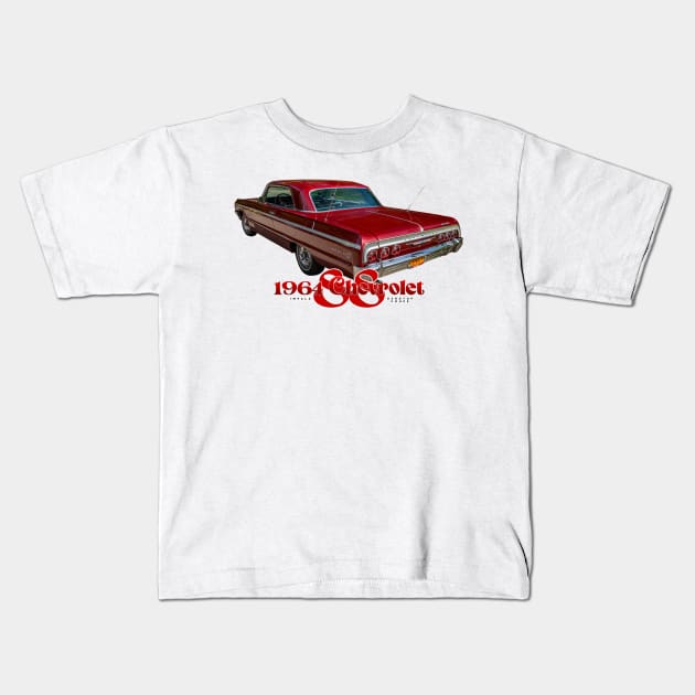 1964 Chevrolet Impala SS Hardtop Coupe Kids T-Shirt by Gestalt Imagery